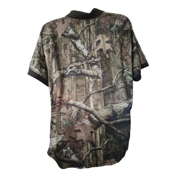 Mossy Oak Break-Up Infinity 2XL/2XG‎ Outdoor Polo Shirt - Picture 2 of 6